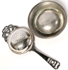 Vintage Regis Plate England E.P.N.S. Pierced Tea Strainer N.436 & Stand N.1521 - 5.75" Long - 4