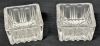 Darling Vintage BIRKS Germany Sterling Silver Bavarian Salt Cellar (Possibly for Absinthe or Pickles) With 2 Glass Containers & 2 Spoons : 1 Slotted - 3" Tall - 3