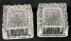 Darling Vintage BIRKS Germany Sterling Silver Bavarian Salt Cellar (Possibly for Absinthe or Pickles) With 2 Glass Containers & 2 Spoons : 1 Slotted - 3" Tall - 4