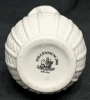 Vintage BELLEEK Millennium 2000 Rock of Cashel Shamrock Vase, Black Stamp - 8" Tall, No Chips or Cracks - 5