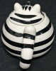 Fun Pier1 Cartoon Chubby With Mouse Spout Teapot - 6.5" Tall, No Chips or Cracks, Crazing Present Throughout - 5