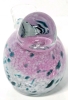 Adorable Speckled Art Glass Bird Paperweight/Figure - 5" Long, No Chips or Cracks - 2