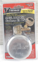 New in Package Trimax Steel Padlock Model THPXL with 3 Keys Included | Package Measures 8" Tall, 5" Wide