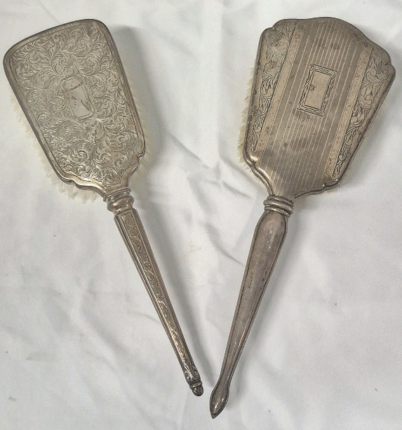 Vintage Birks STERLING SILVER & International STERLING SILVER Women's Brushes - Beautiful Intricate Design