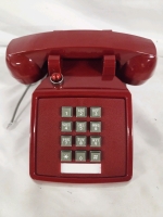 Vintage Style Landline Telephone | Measures 9" x 9"