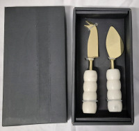 New PD Home Cheese Cutter Set - Marble Handles