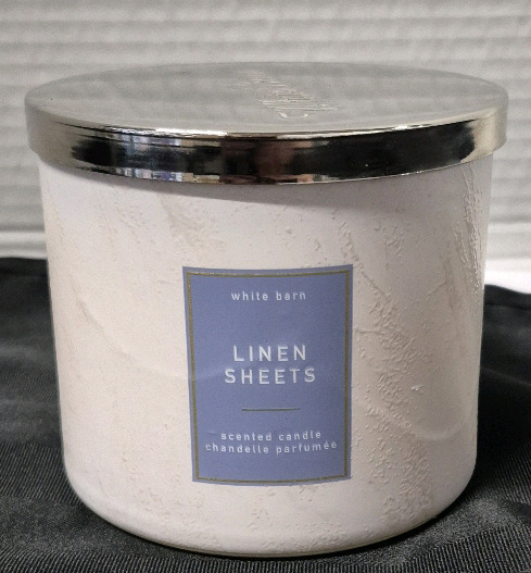 New White Barn Candle Linen Sheets Scent 411g