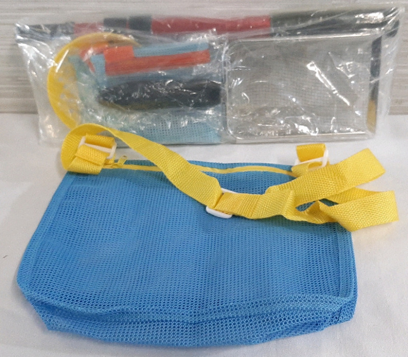 Lot of New Beach Shell Collecting Products | Includes Nets, Mesh Zip Up Bags