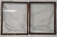 2 | Wooden Framed Picture Frames | Appears To Be Double Sided