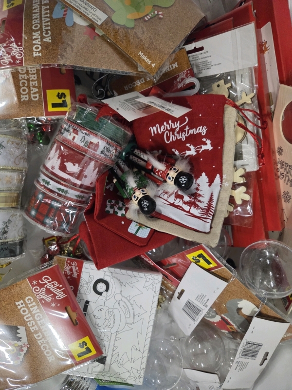 New | Assorted Holiday Cracts & Decor Lot