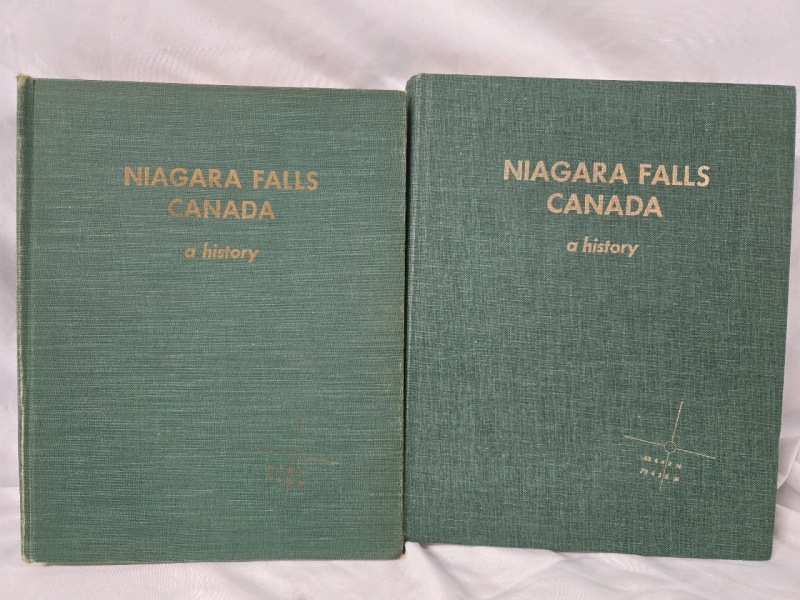 2 | Niagara Falls Canada-A History- First Edition 1967 & Third Edition 1978 Hard Cover Books