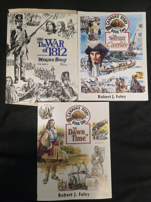 3 | 1994-1999 Canadian History Soft Cover Books | War Of 1812, The Strugge For A Continent & The Dawn Of Time