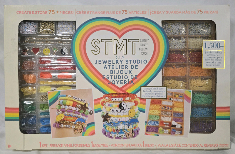 New | 1500+ Pcs STMT D.I.Y Jewlery Studio For Kids!