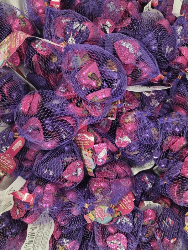 50 New | Disney Princess Milk Chocolate Flavoured Candy | 85g Ea. | No BB Found
