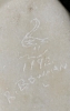 Vintage Signed & Numbered R. BOWMAN 1492 Soapstone Chubby Seal - 4.4" Long &times; 2" High - 6