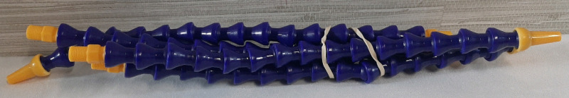 4 New Flexible Plastic Coolant Pipes | Measures 12" Long