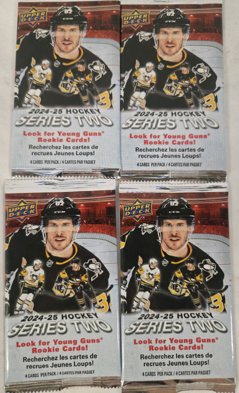 4 New | Upper Deck 2024-25 Series Two Trading Card Packs