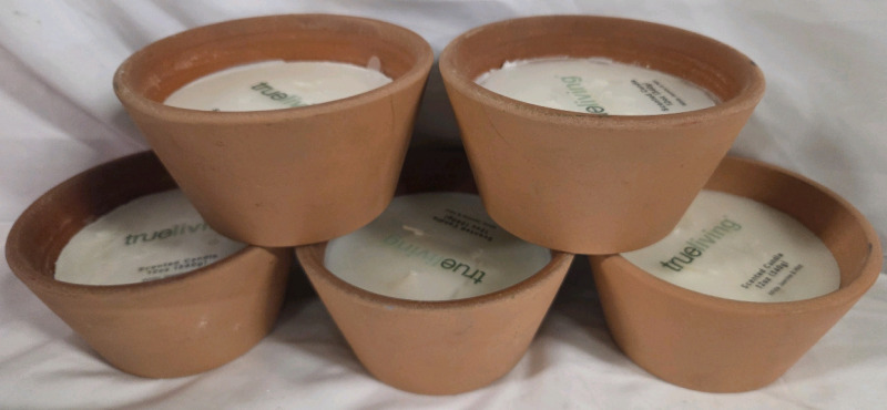 5 New | 340g White Jasmine & Mint Scented Candles