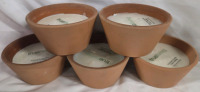 5 New | 340g White Jasmine & Mint Scented Candles