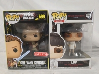 2 New | Funko Pops #699 Star Wars OBI-Wan Kenobi-Bobblehead & #479 Blade Runner-Luv- Vinyl Figure | 4" Tall