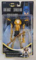 Vintage 1996 Legends of the Dark Knight " Twister Strike Scarecrow " 7" Action Figure in Package w/Protective Blister Package