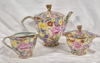 Vintage Fifth Avenue Collection Teapot and Creamer & Sugar