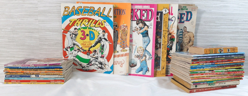 Large Lot of 30+ Vintage Children's Magazines and Books | Includes Cracked, Disney Adventures, MAD