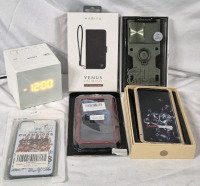 5 New Phone Cases (iPhone & Samsung Galaxy) & Sony Alarm Clock - Working