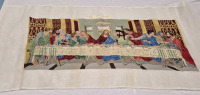 Beautiful Handmade Needlepoint Rendition of Leonardo da Vinci's "The Last Supper". <br/>