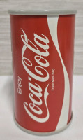 Vintage Coca-Cola AM Radio 2.5" Dia 5" Tall . Tested working