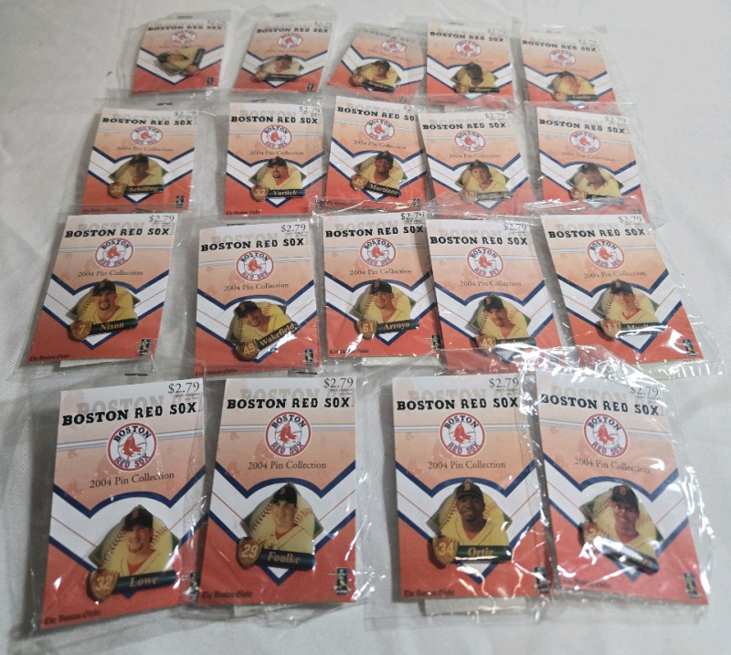 19 2004 | MLB Baseball Boston Red Sox Pin Collection