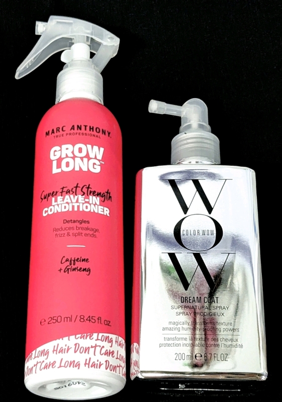 [See Desc] 2 Hair Products: MARC ANTHONY Grow Long Leave-In Conditioner & COLOR WOW Dream Coat Supernatural Spray