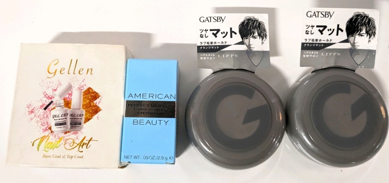 New Nail Base & Top Coat, Loose Powder Eyeshadow & 2 Grunge Mat Moving Rubber Hair Putty
