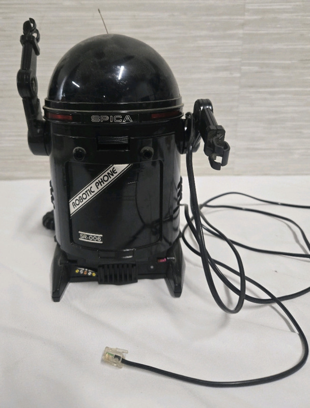 Vintage | Spica Robotic Landline Telephone Model#SR-006 Measures 9" Tall