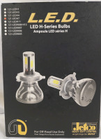 2 New | Jetco Heavy Duty L.E.D. H-Series Bulbs | 121-LEDH7 | Box Measures 8" x 6"