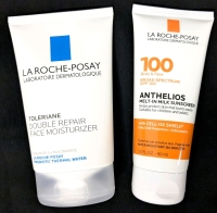 [See Desc] 2 LA ROCHE-POSAY Skincare: Double Repair Face Moisturizer & Broad Spectrum SPF 100 Anthelios Melt-In Milk Sunscreen - 80 Mins Water Resistant