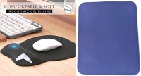 New MROCO Ergonomic Mouse Pad with Gel Wrist Rest, Comfortable Mousepad with Smooth Wrist Support Surface and Non-Slip PU Base for Pain Relief, Computer, Laptop, Office & Home, 9.4" &times; 8.1" Black Color & Standalone Mouse Pad With Grippy Surface 9.75" &times; 8"