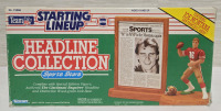 Vintage 1991 | NFL Football-Joe Montana { 49ERS } Starting Line Up Headline Collection