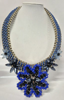 Vintage Statement Necklace 18.5" Long