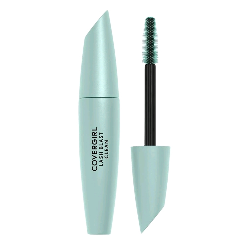 New COVERGIRL - Lash Blast Clean Mascara, Formulated Without Parabens, Sulfates, Mineral Oil and Talc, Infused with Argan and Marula Oils, 100% Vegan and Cruelty-free, Very Black - 810 Black Brown