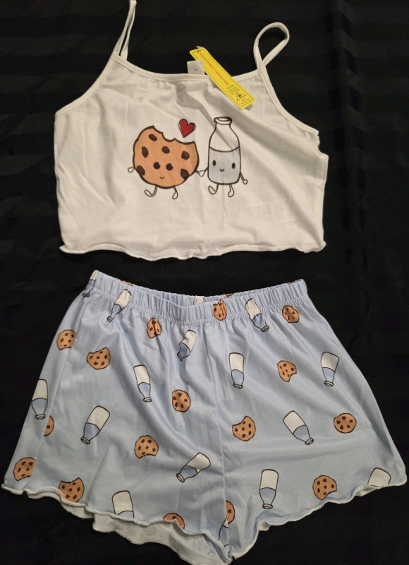 New | Size 10Y Girls Short Pajama Set