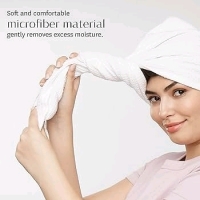 New T3 - Luxe Turban Towel with Waffle Microfiber - 29" &times; 9"