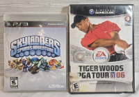 2 New Games | PS3 Skylanders Spyro's Adventure Disc Game & GameCube Tigerwoods PGA Tour 06