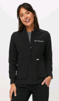 New | Size Medium Women's FIGS Sebina Scrub Jacket in Black