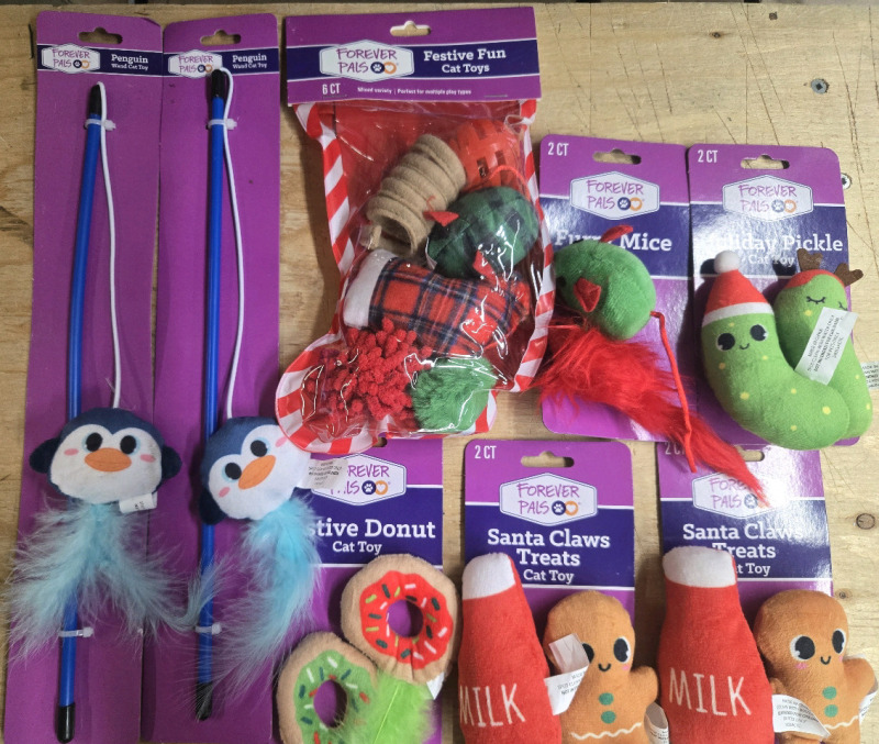 18 New | Assorted Forever Pals Cat Toys