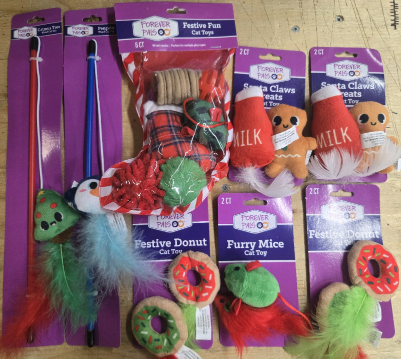 18 New | Assorted Forever Pals Cat Toys