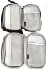 2 As-New FYY Travel Cable Organizer Pouches / Electronic Accessories Carry Cases / Portable Waterproof Double Layers All-in-One Storage Bags for Cords, Chargers, Phones - 8.5" &times; 2.75" &times; 5.25" Each - 3