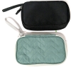 2 As-New FYY Travel Cable Organizer Pouches / Electronic Accessories Carry Cases / Portable Waterproof Double Layers All-in-One Storage Bags for Cords, Chargers, Phones - 8.5" &times; 2.75" &times; 5.25" Each - 4