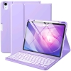 As-New in Box | Harvopu Keyboard Case Compatible with iPad Air 11-inch M2/ 10.9 Inch Air 5th 4th Generation Case with Keyboard-Backlit Detachable, Folio Cover with Pencil Holder for Air 11 2024/Air 5/Air 4 (Purple)