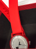 New Cat Red Versatile Simple Quartz Watch with Silicone Strap - 5
